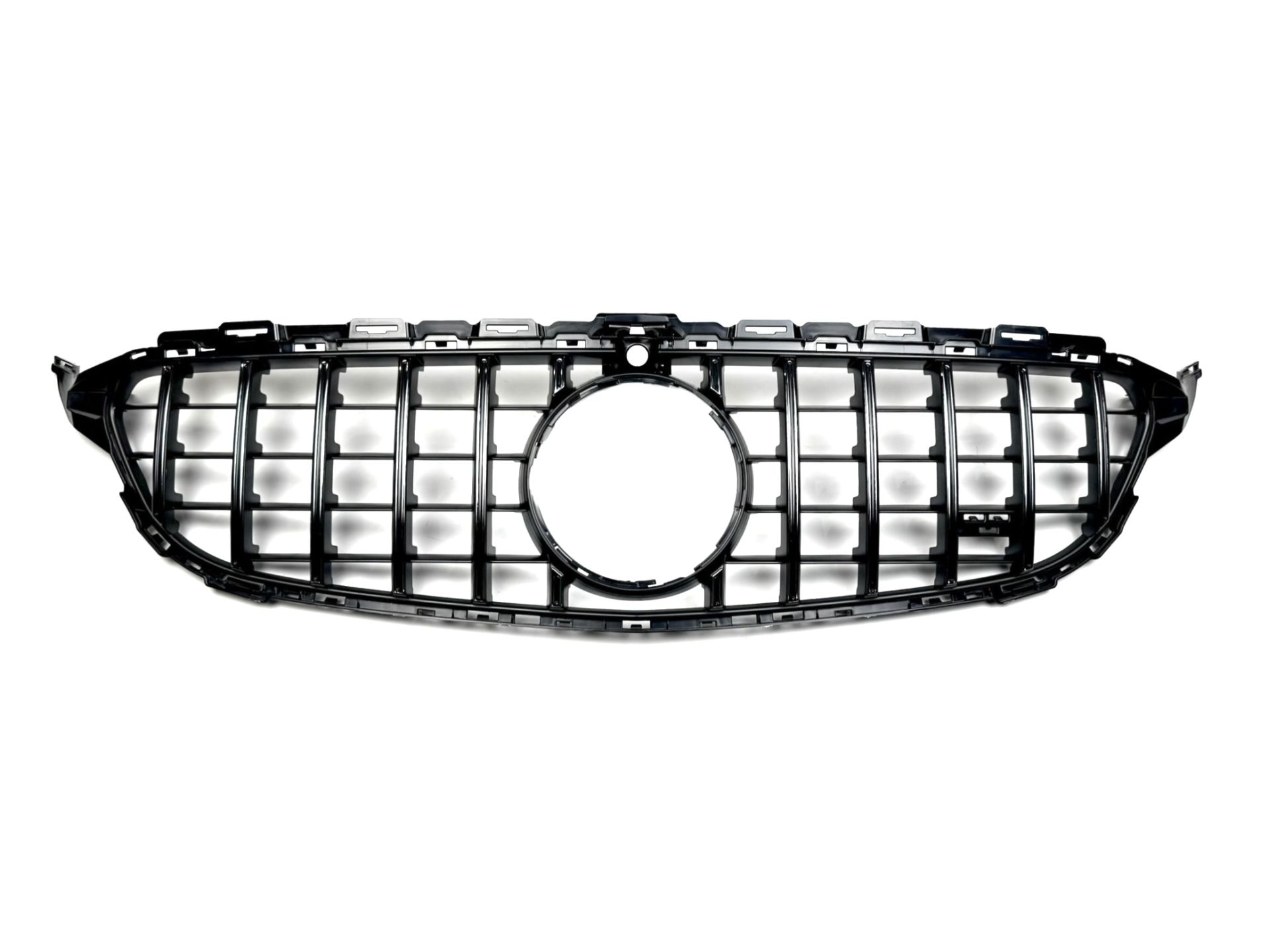 Решітка радіатора GT CHROME Mercedes C-Class W205 2014-2018 ПІД КАМЕРУ