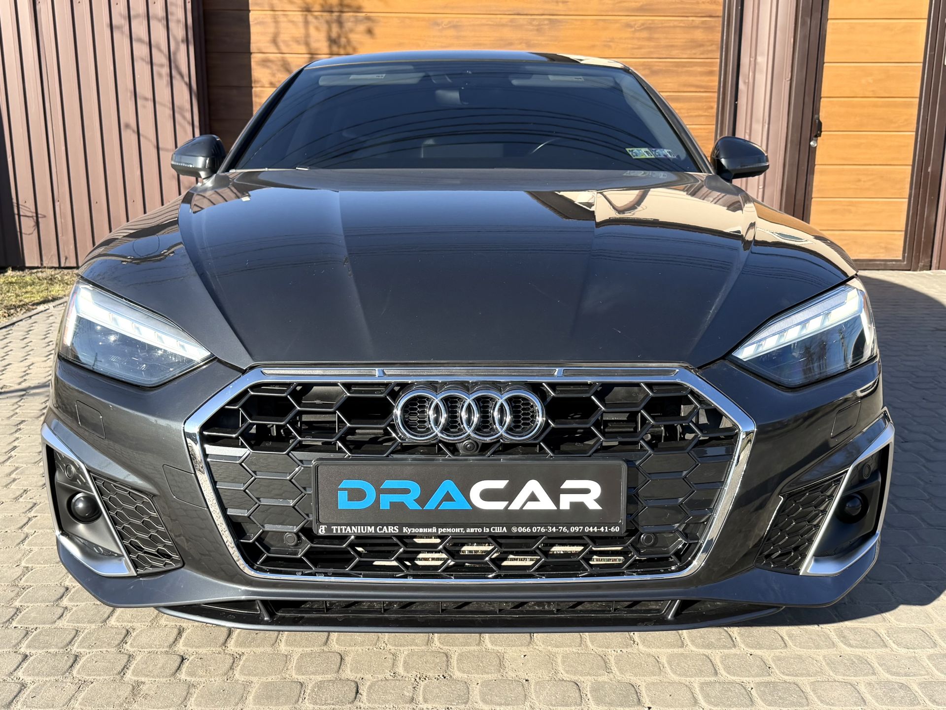 Бампер передній у зборі S-Line CHORME для Audi A5 B9 2020-