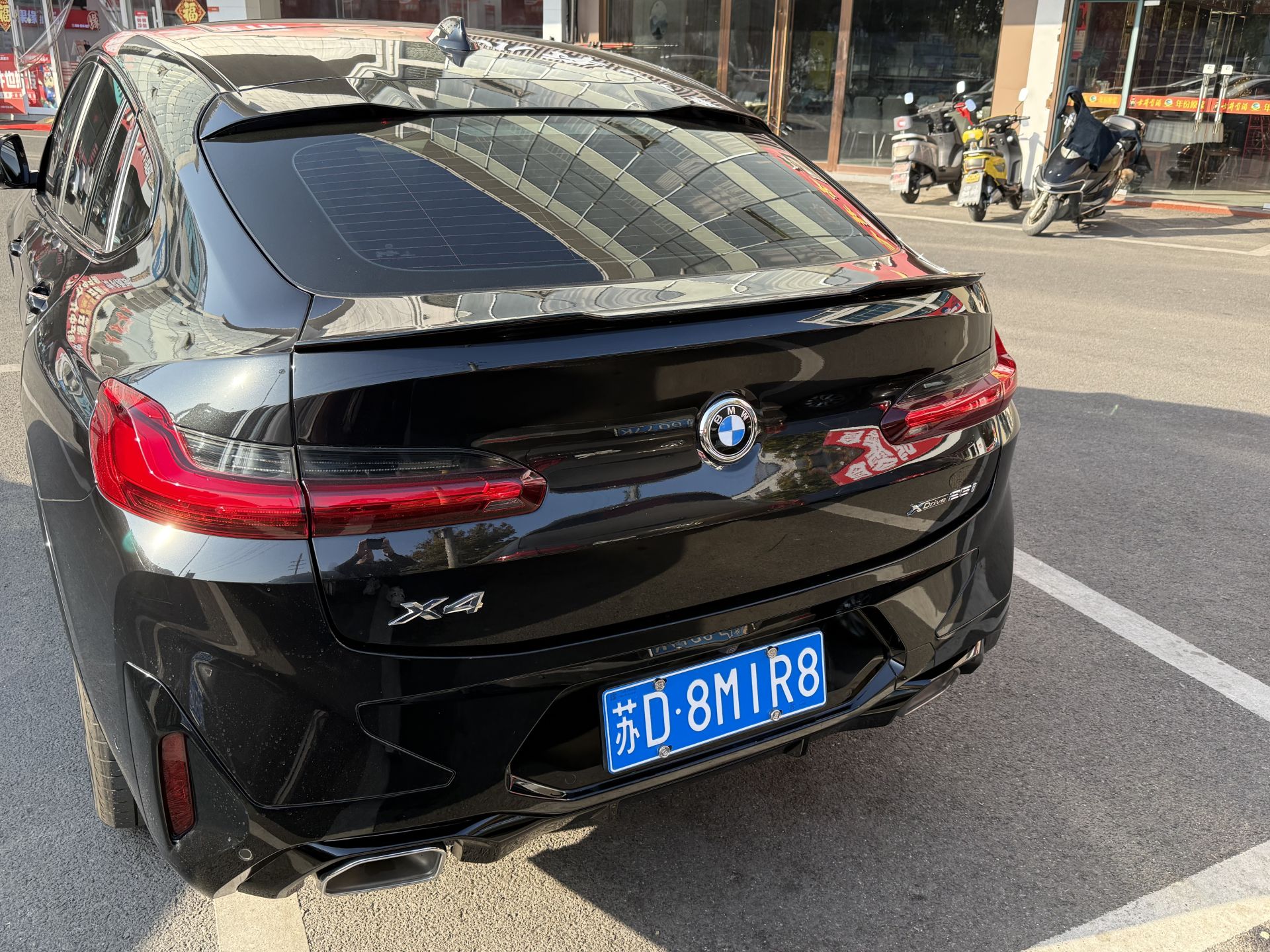 Спойлер ліп багажника для BMW X4 G02 2018-2024 ABS пластик, чорний глянець