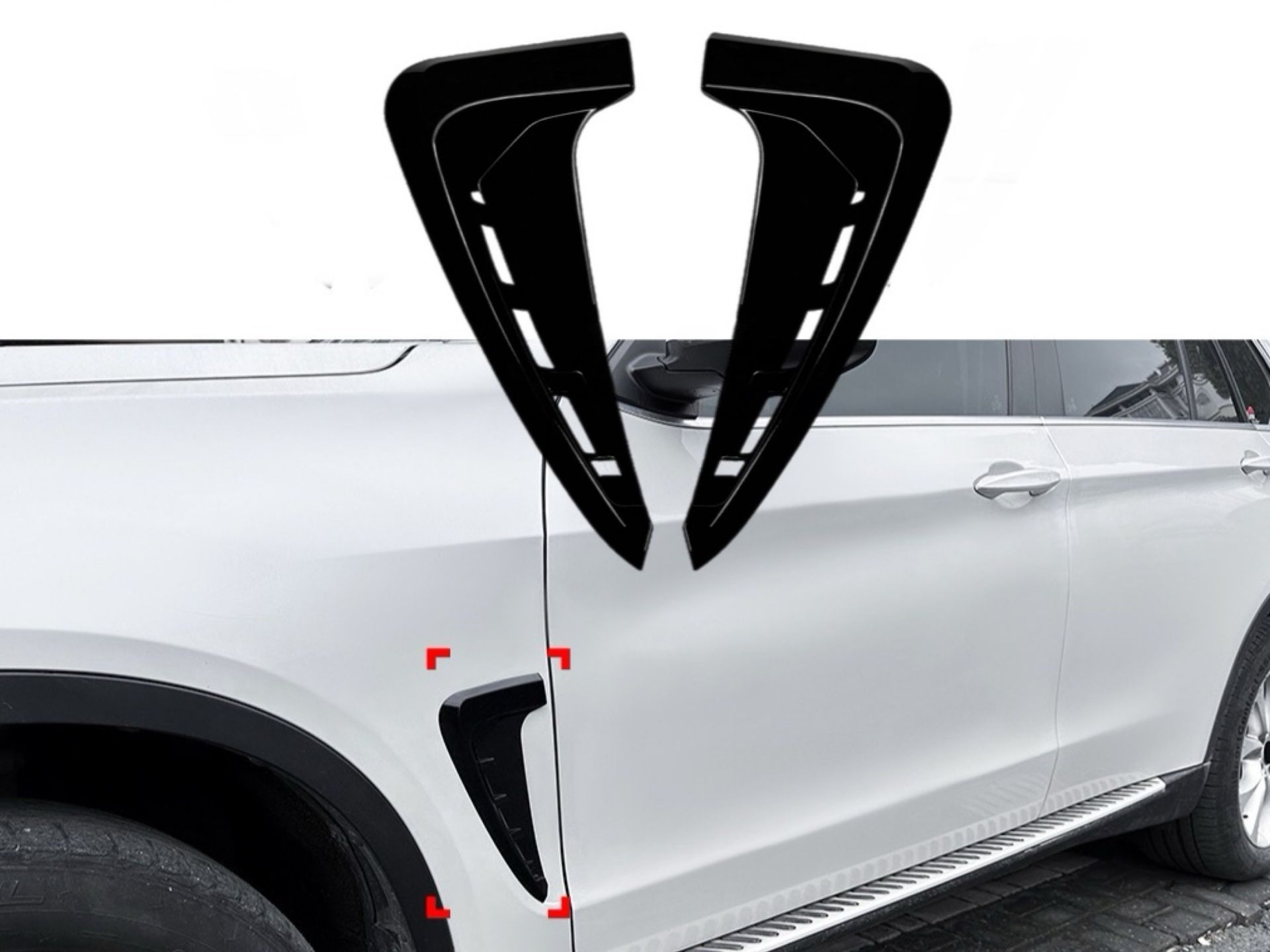 Зябра на крила BMW X5 F15 2014-2018 2шт.