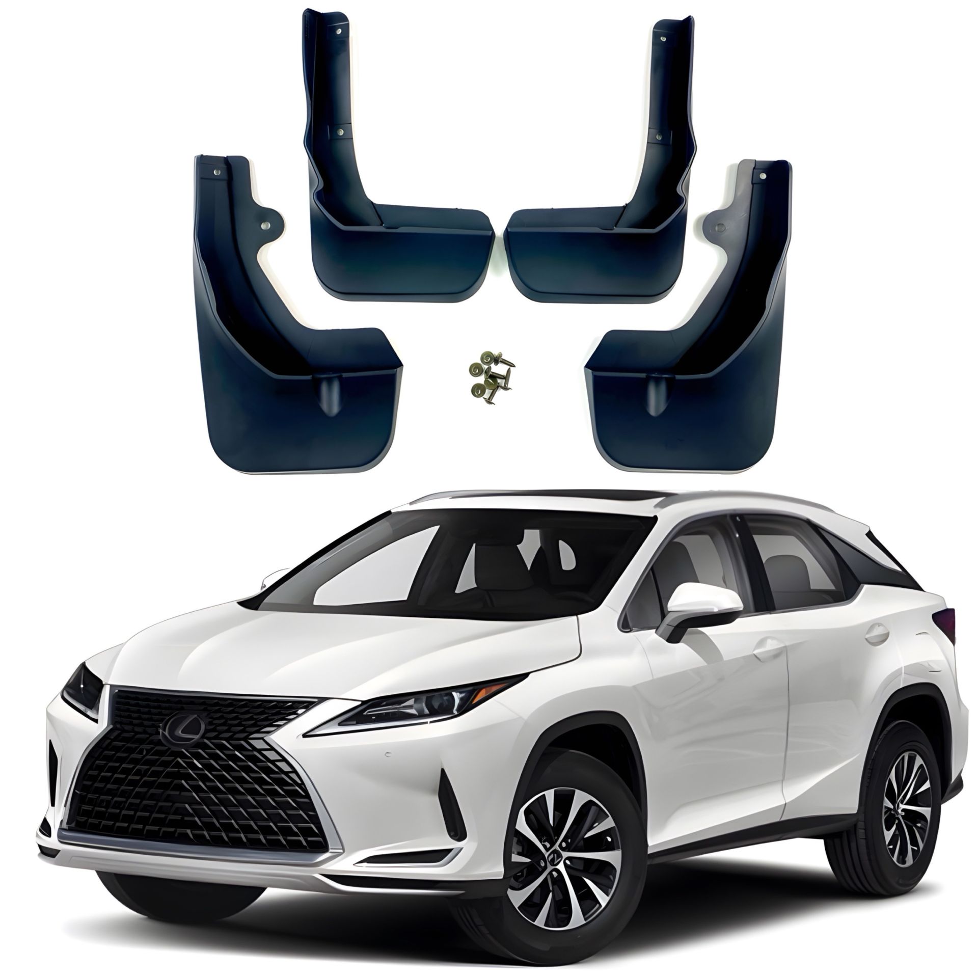Бризковики Lexus RX 2019-2022, комплект 4 шт.