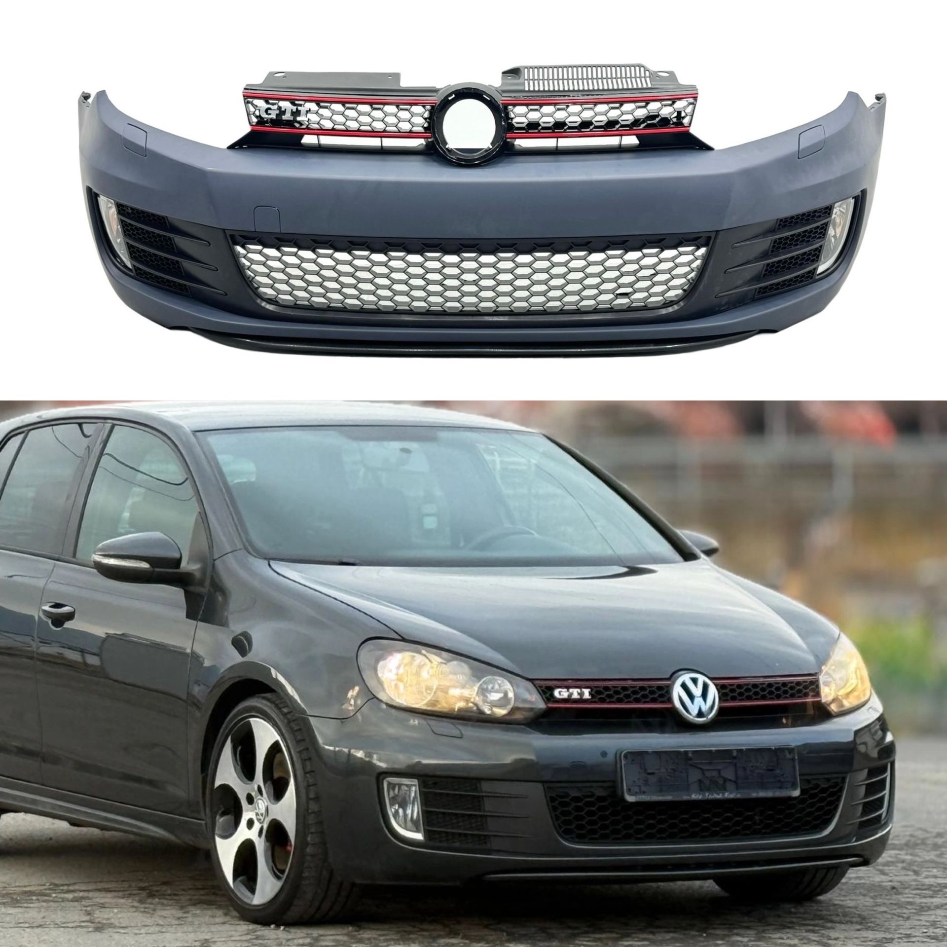 Передній бампер GTI Volkswagen Golf 6 2008-2013