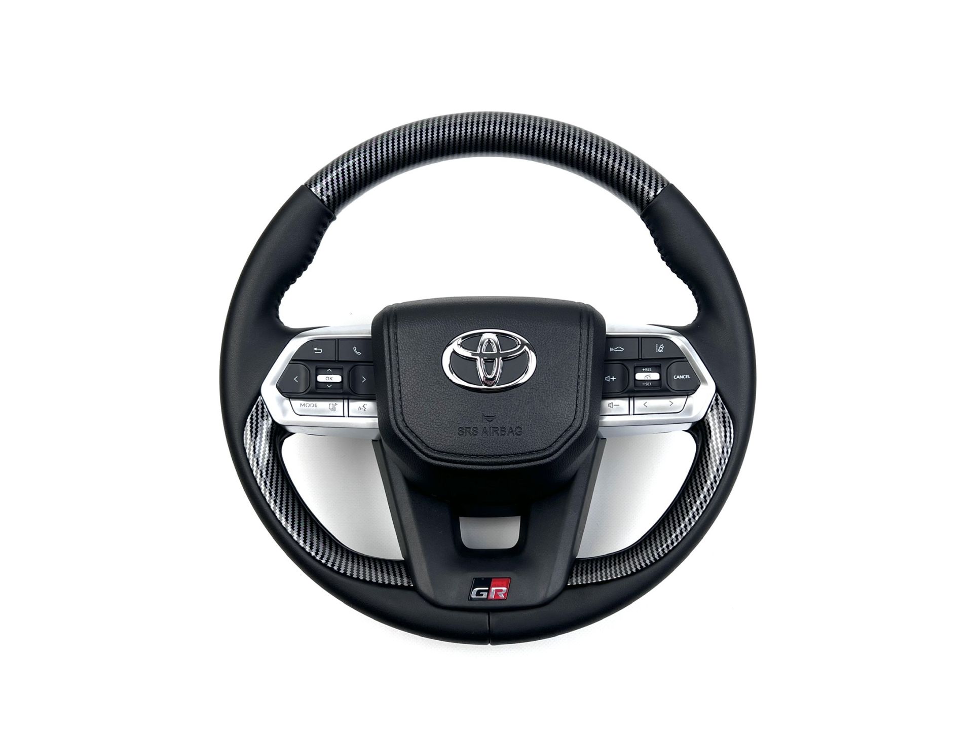 Кермо у зборі під карбон Toyota Land Cruiser 200 / Prado 150 у стилі LC 300 GR
