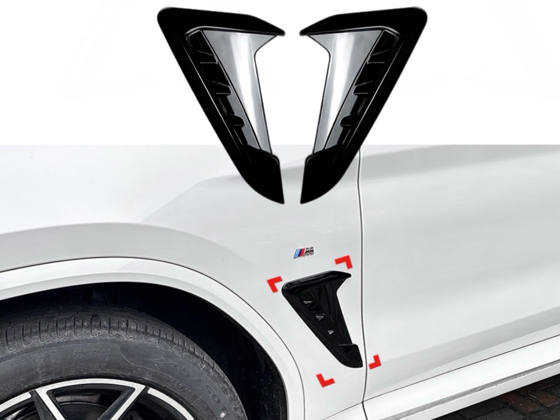Зябра на крила BMW X3 G01 / X4 G02 2018 - 2шт.