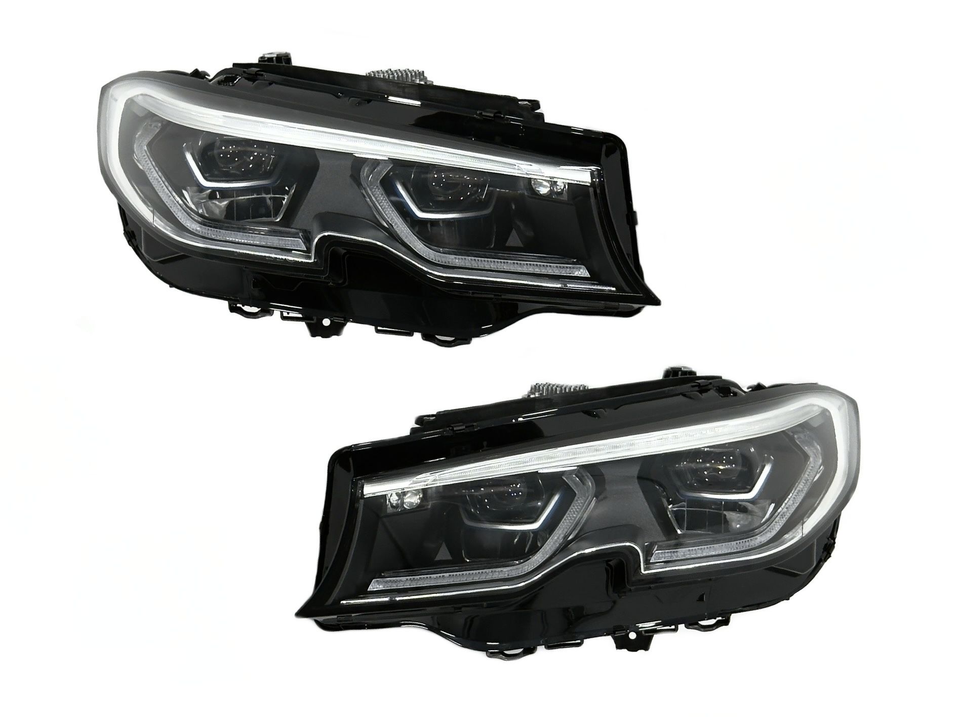 Фари Laser BMW 3 series G20 / G21 2018-2022, 2 РЕЖИМИ ДХО БІЛІ / ЖОВТІ