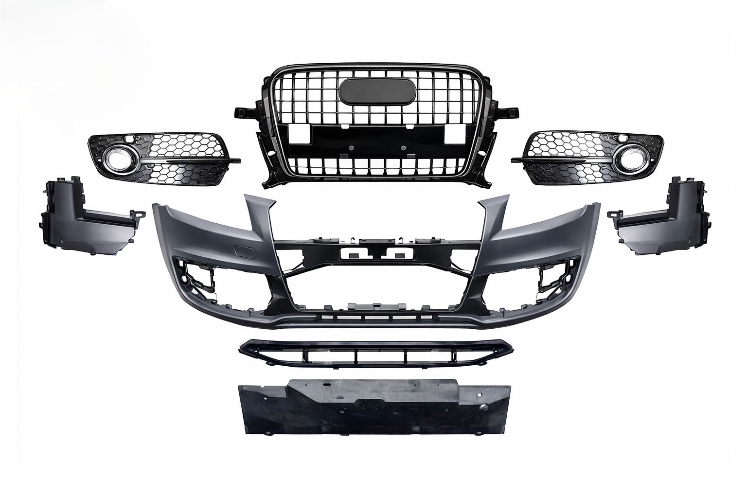 Бампер передній у зборі S-Line 2012+ CHROME для Audi Q5 2008-2016