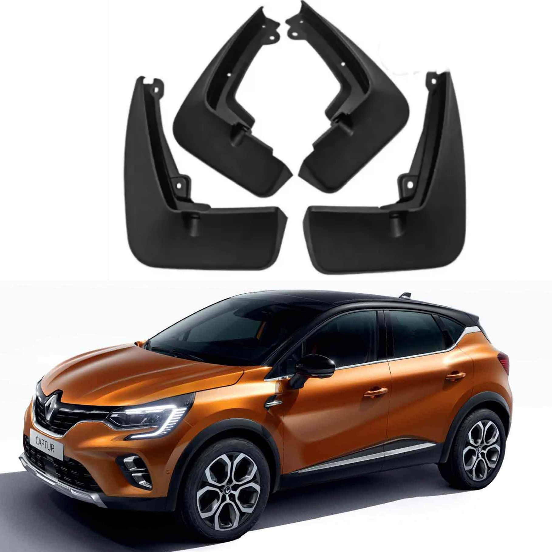 Бризковики Renault Captur 2020-, комплект 4шт.