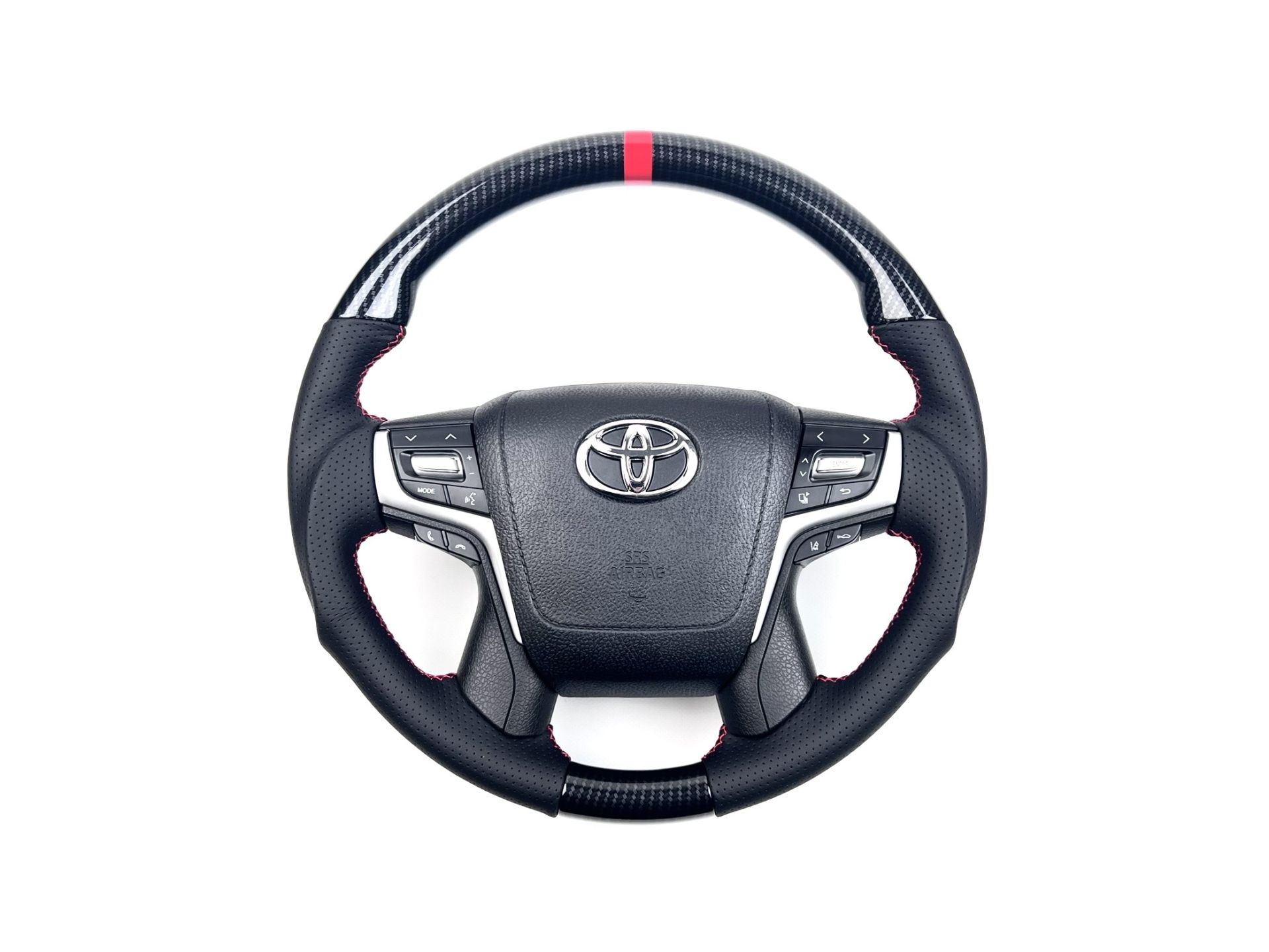 Кермо анатомічний у зборі чорний SPORT під карбон Toyota Land Cruiser 200 / Prado 150