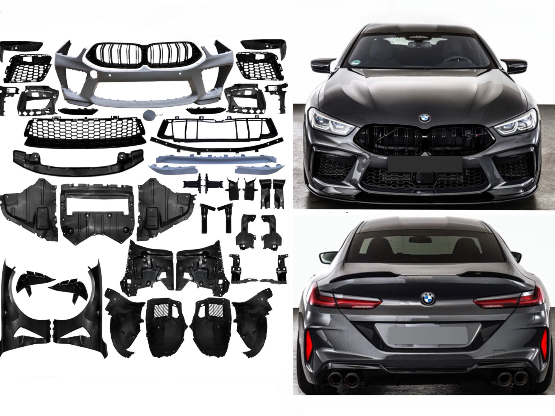 Обвіс BMW 8 Series G16 M8 look Gran Coupe 2018-2025