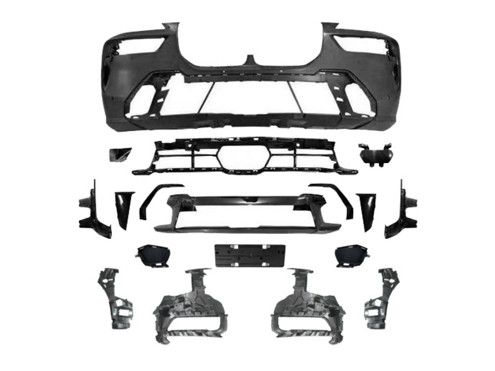 Передній бампер у зборі M paket для BMW X7 G07 LCI 2023-