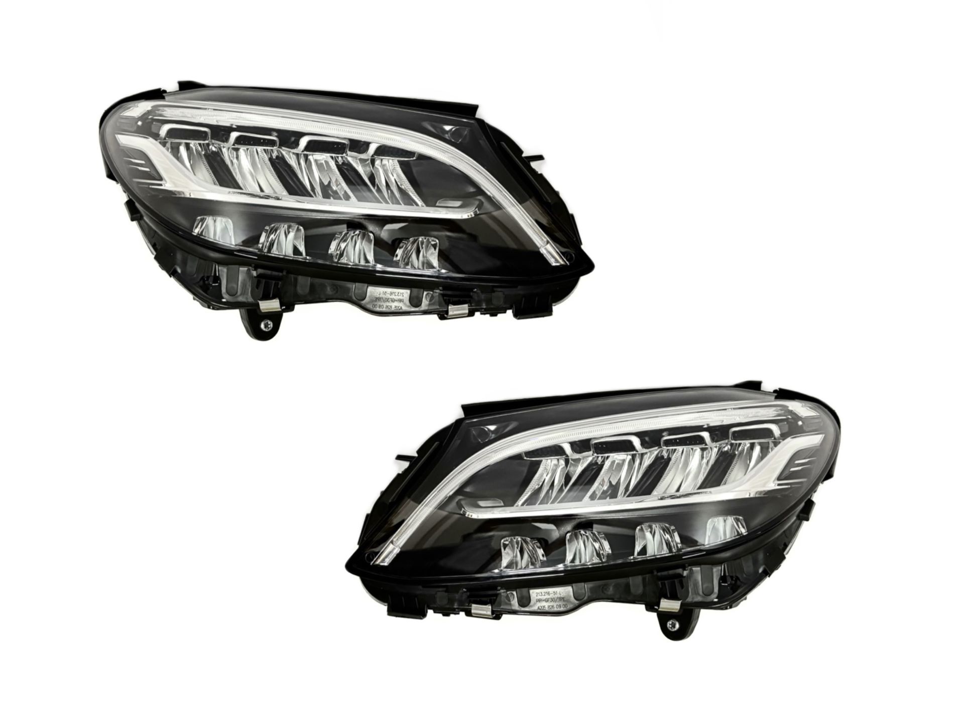 Фари Full LED рестайлінг 2019 для Mercedes C-Class W205 2013-2021 комплектні з блоками 2шт.