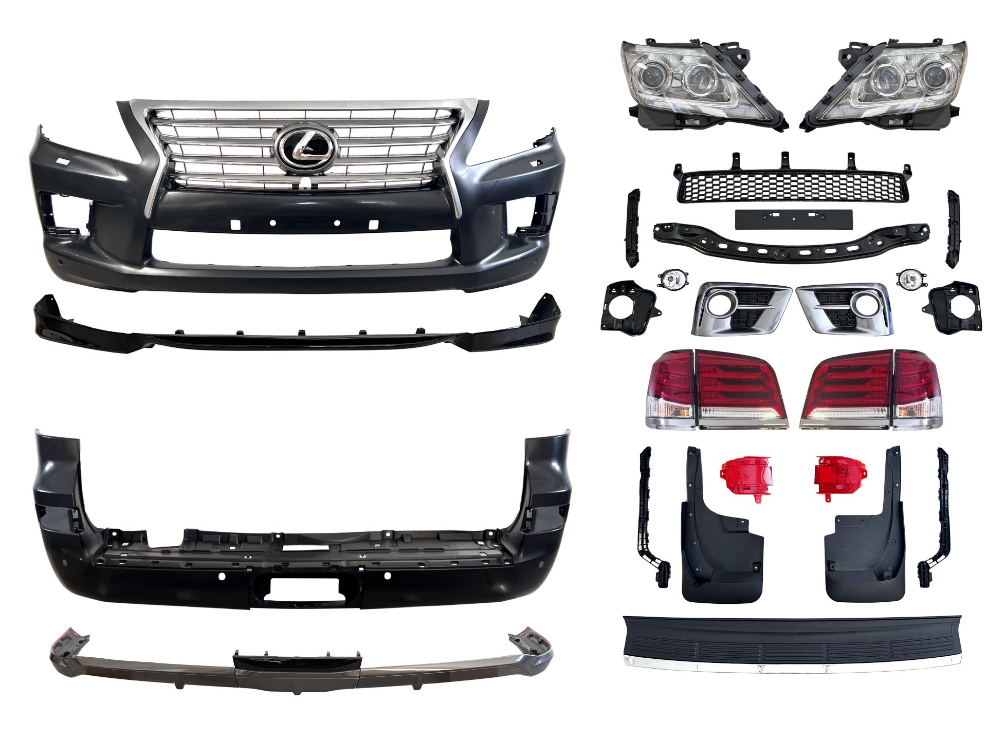 Обвіс комплект рестайлінгу F-SPORT 2012-2015 для Lexus LX570 2008-2011