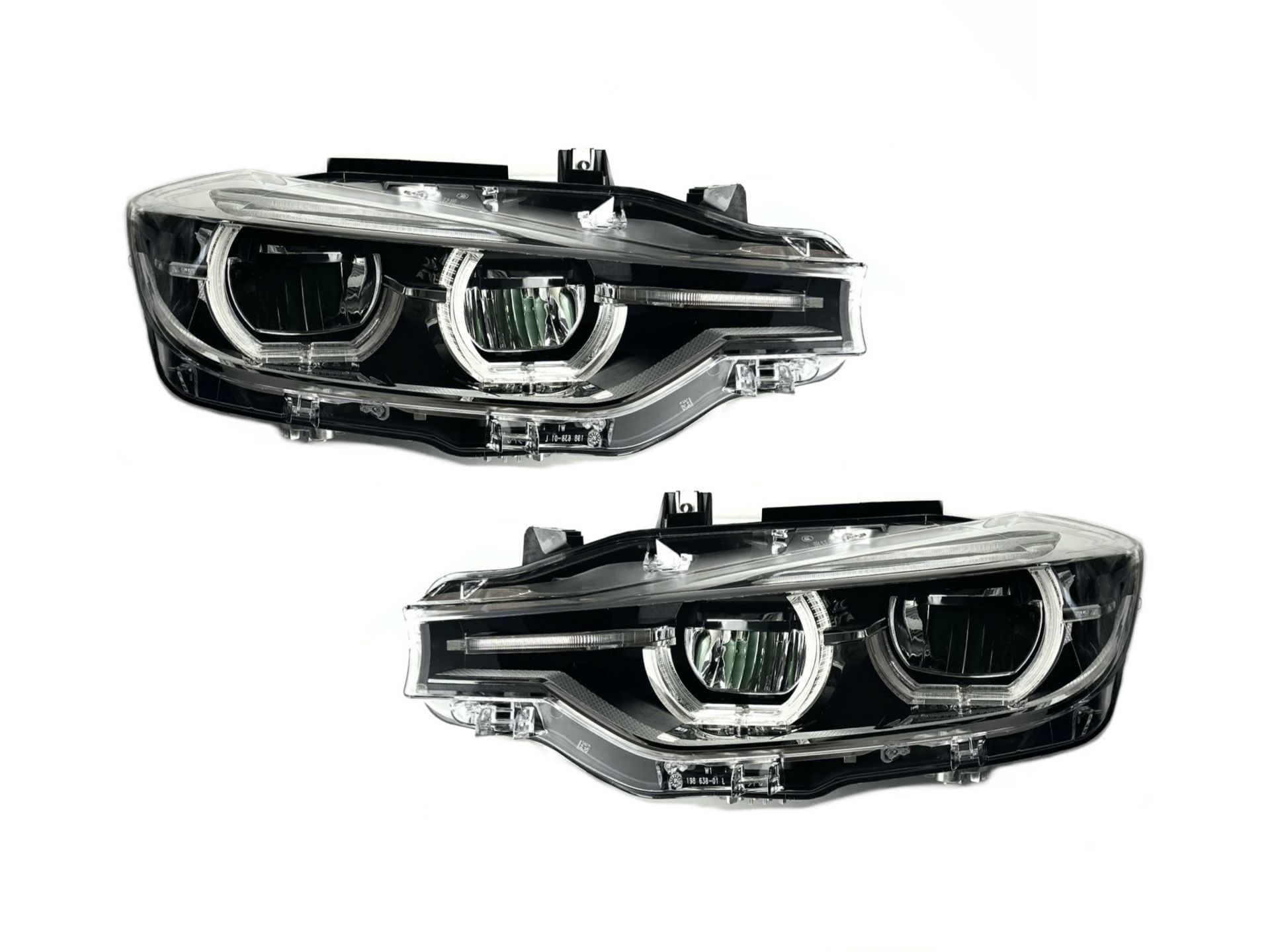 Фари FULL LED LCI BMW 3 series F30 F31 2015-2018 2шт. комплектні з блоками, ЛЕД У ЛЕД