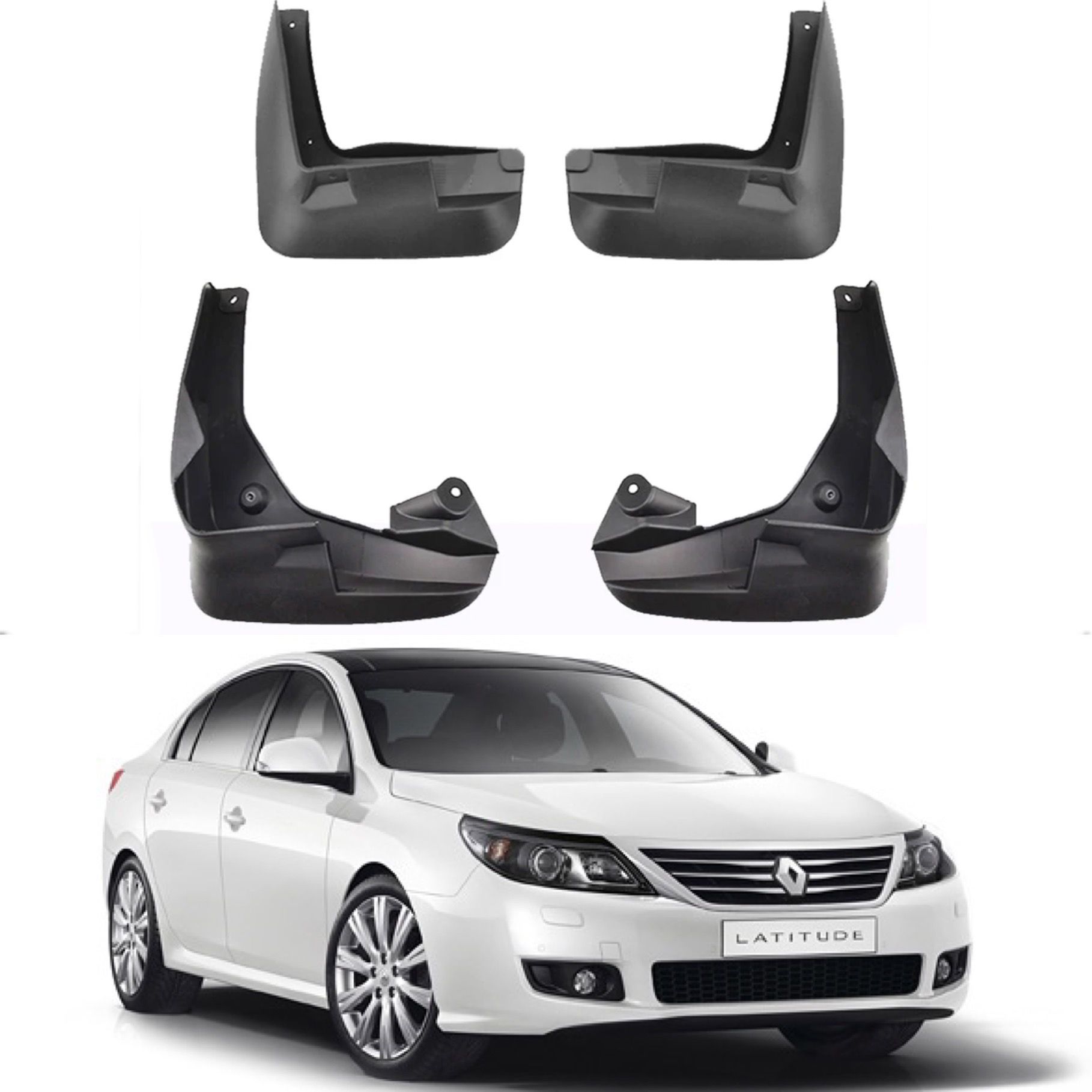 Бризковики Renault Latitude 2010-2015, комплект 4шт.