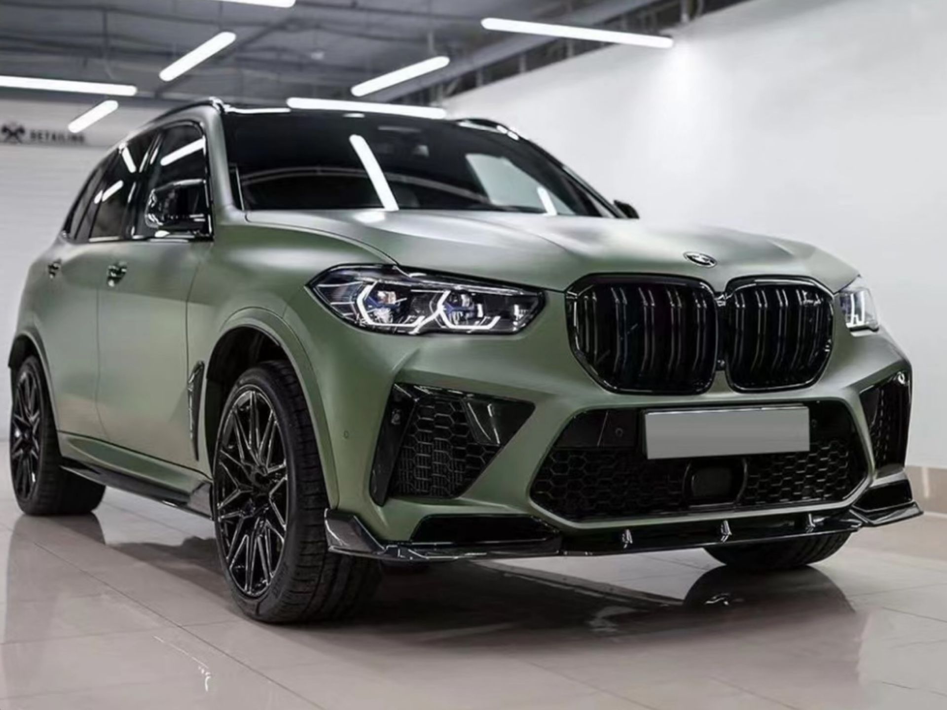 Комплект обвісу накладки бампера леза порогів для BMW X5M F95 2019-2022