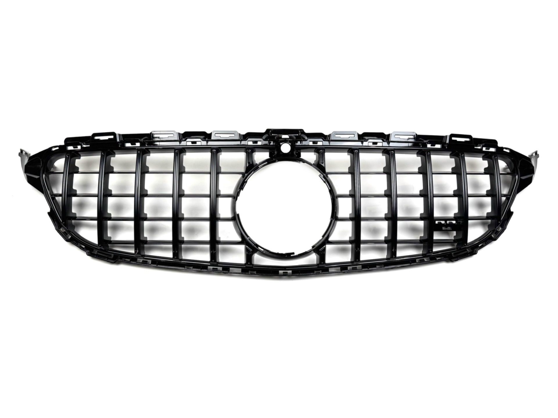 Решітка радіатора GT BLACK Mercedes C-Class W205 2014-2018 ПІД КАМЕРУ