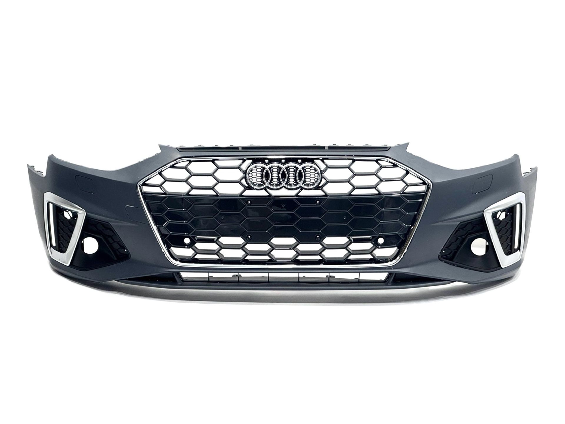 Бампер передній у зборі S-Line ХРОМ для Audi A4 B9 2020-2023