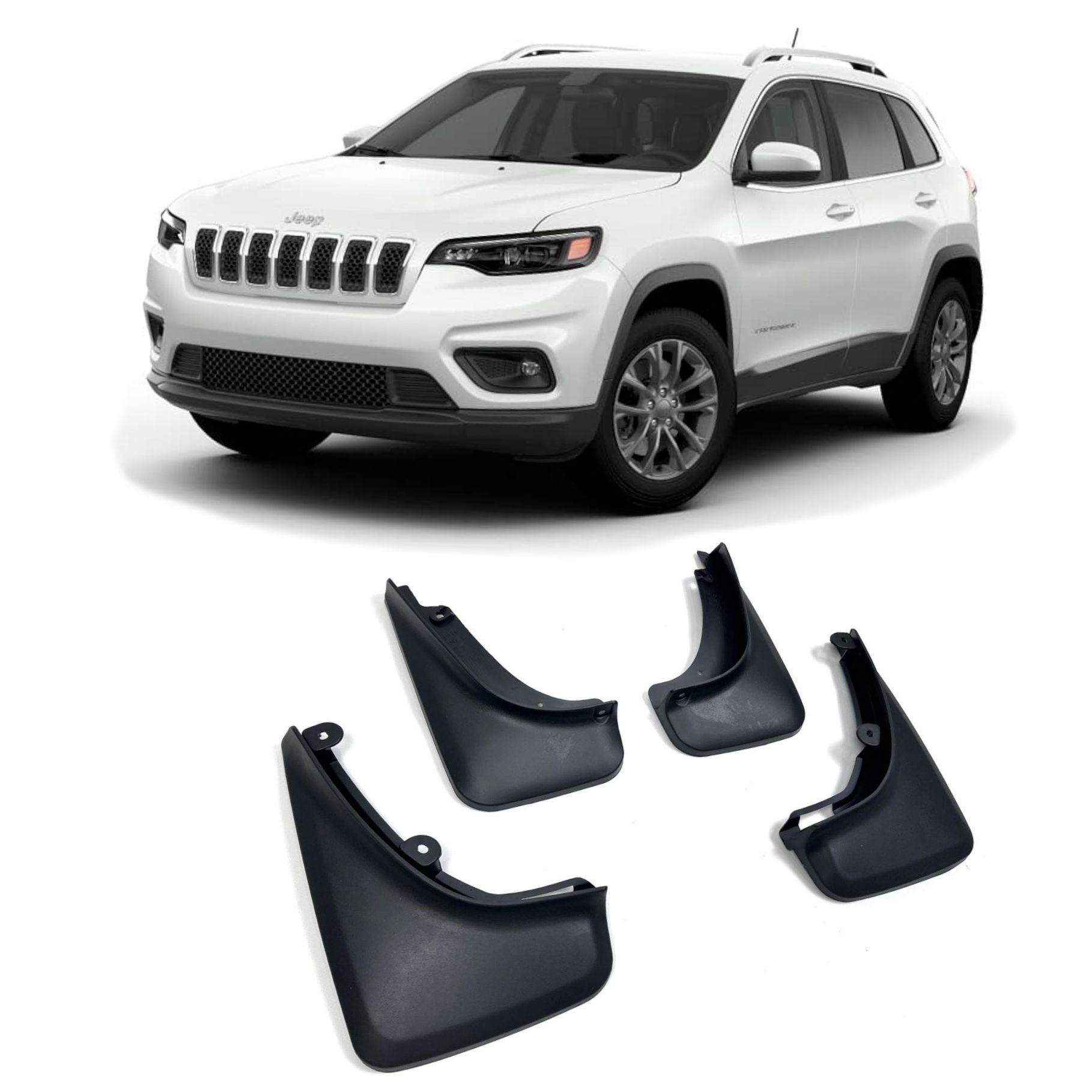 Бризковики Jeep Cherokee FL 2018-, комплект 4шт.