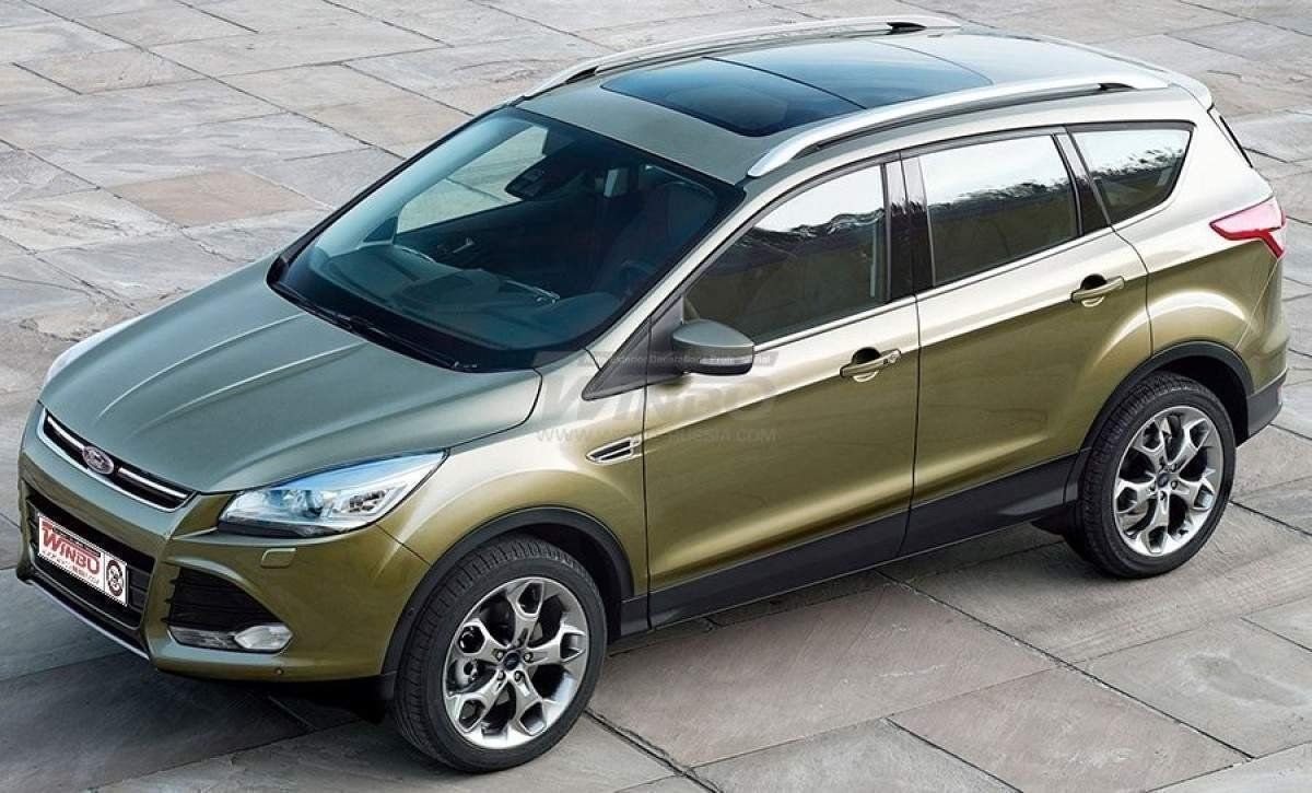 Рейлінги на дах Ford Kuga / Escape 2013-2019 якість оригіналу (алюміній 2шт.)