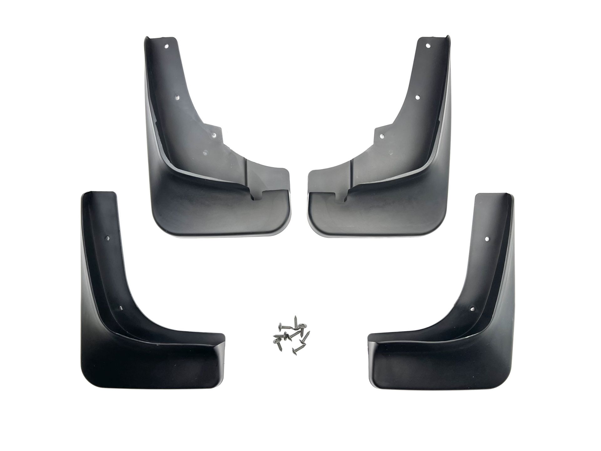 Бризковики Mitsubishi Outlander XL  2007-2012 під вузький поріг (комплект 4шт.)