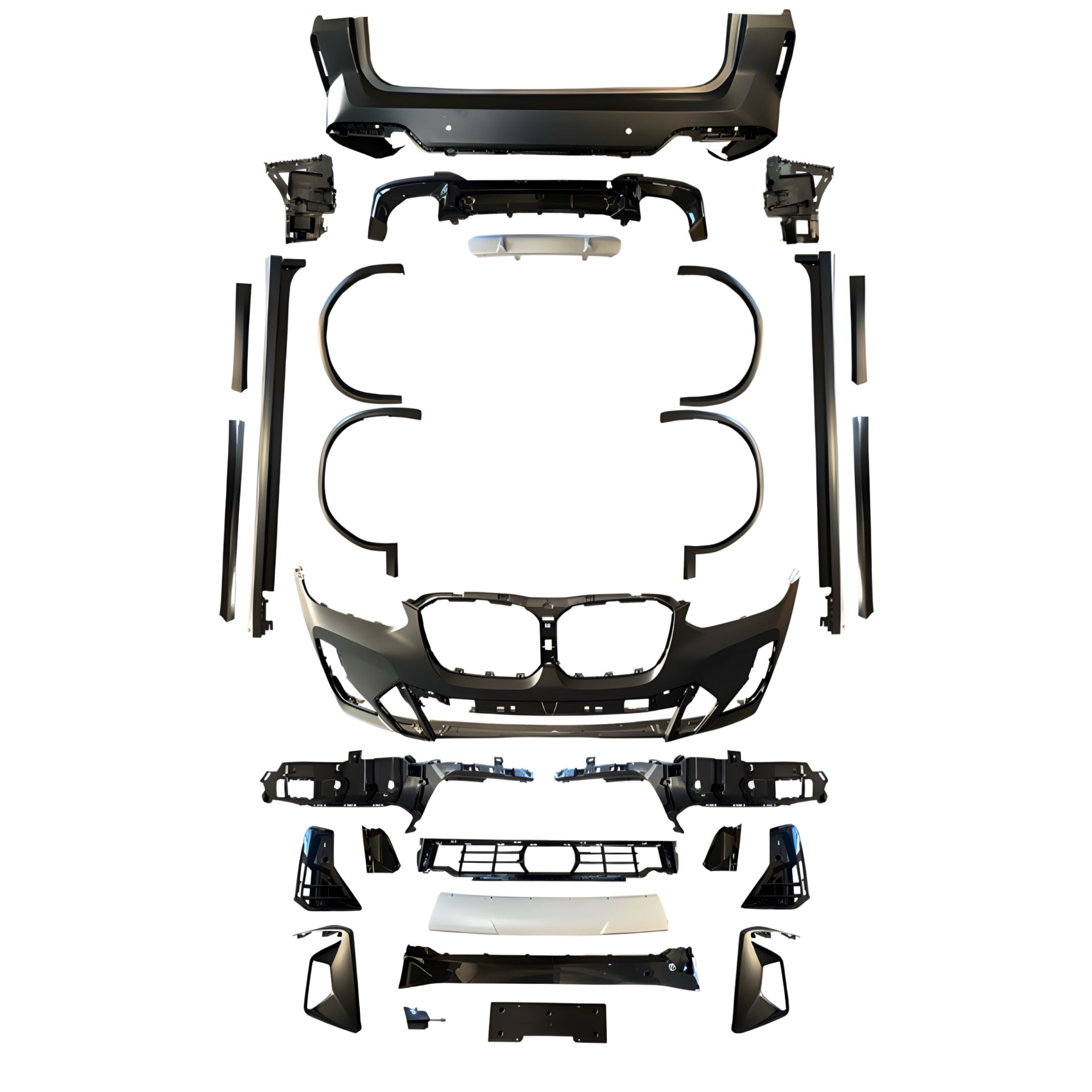 Комплект обвісу M paket LCI BMW X3 G01 2022-2024 (передній / задній бампер, пороги, арки)