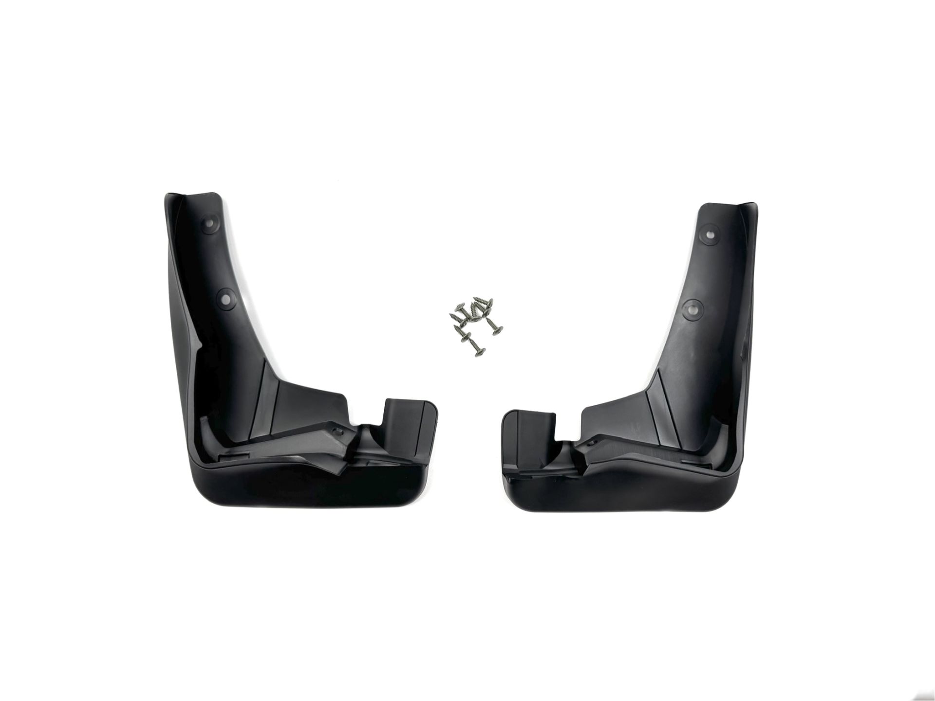 Передні бризковики під оригінал Mitsubishi Outlander XL 2007-2012 під широкий порог, комплект 2 шт.