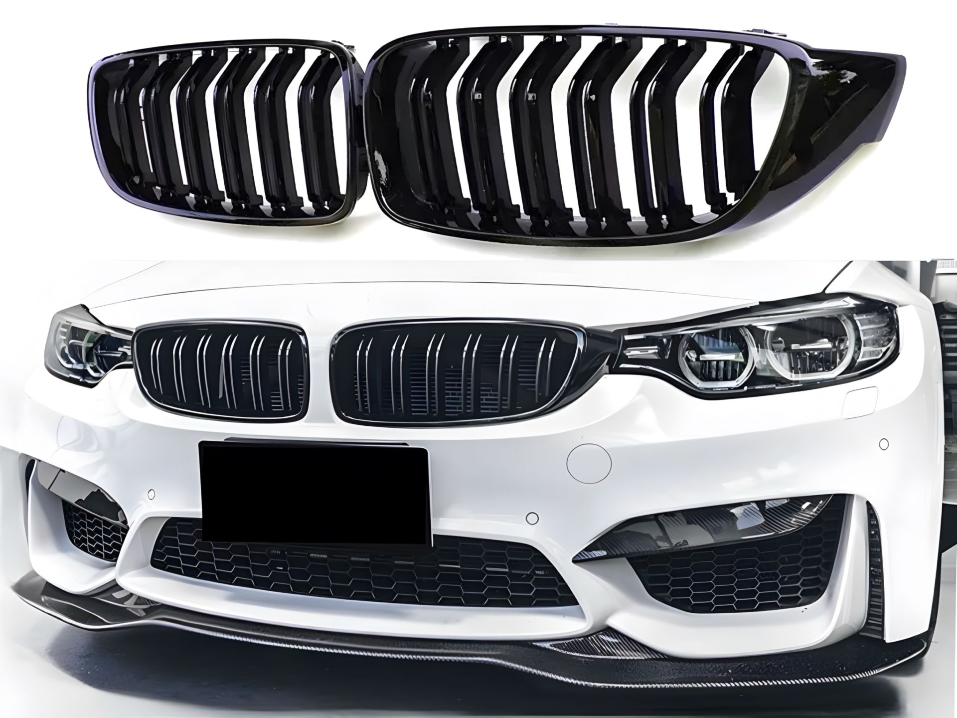 Решетка радиатора ноздры M4 стиль BMW 4 series F32 F33 F36 2013-2020