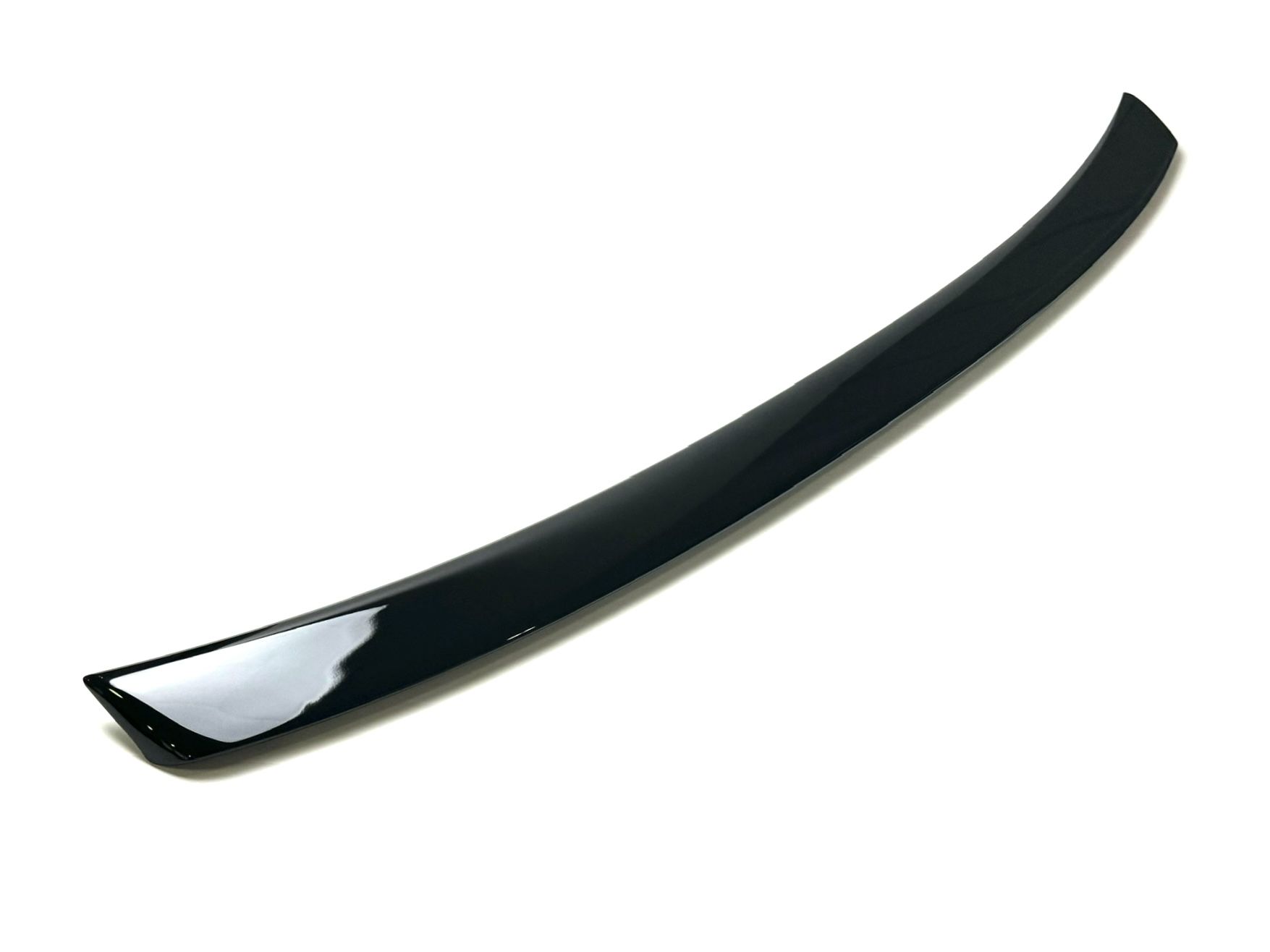 Спойлер ліп Toyota Corolla 2007-2012 ABS пластик, колір чорний глянець