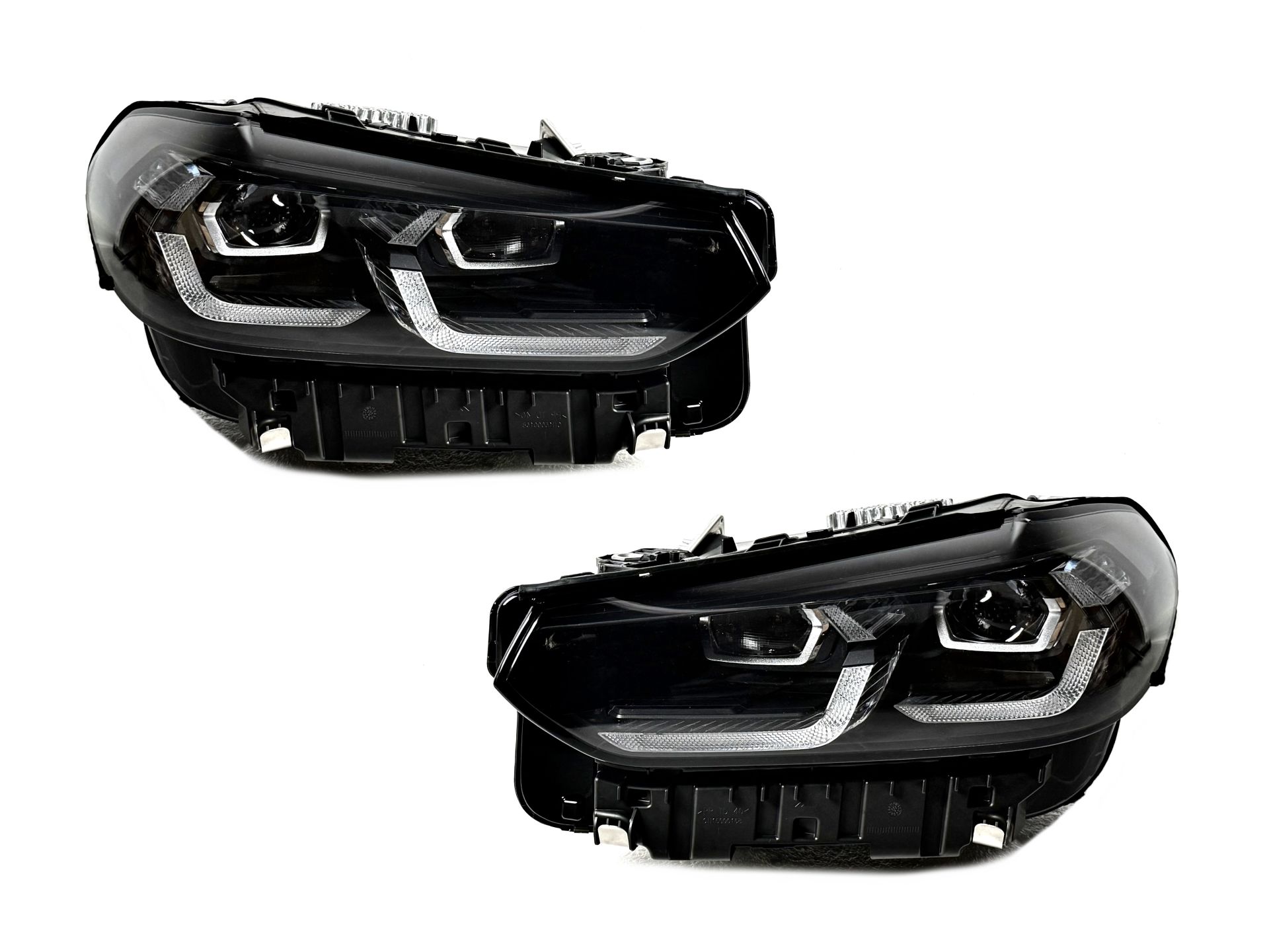 Фари Shadow Line Adaptive LED LCI рестайлінг для BMW X3 G01 F97 / X4 G02 F98 2021-2024 2шт. комплектні з блоками
