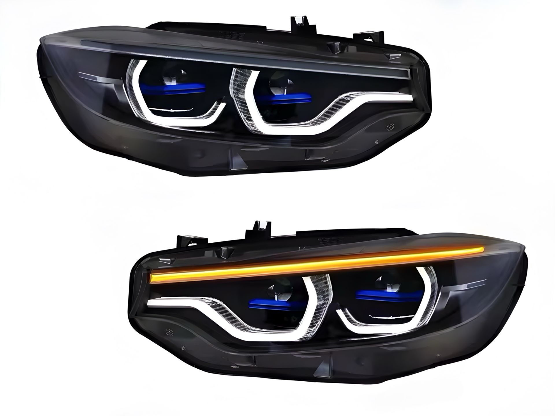 Фари в стилі LASER для BMW 4 series F32 F33 F36 F80 2016-2020 2шт. комплектні з блоками, КСЕНОН 6 PIN АПГРЕЙД У LED