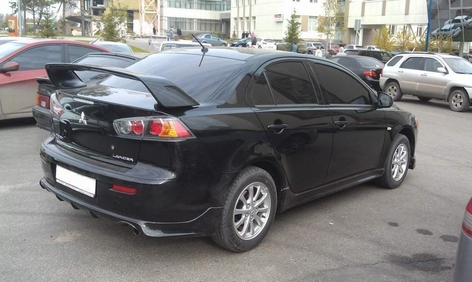 Спойлер на багажник EVO Lancer X 2007-2015 ABS пластик під фарбування